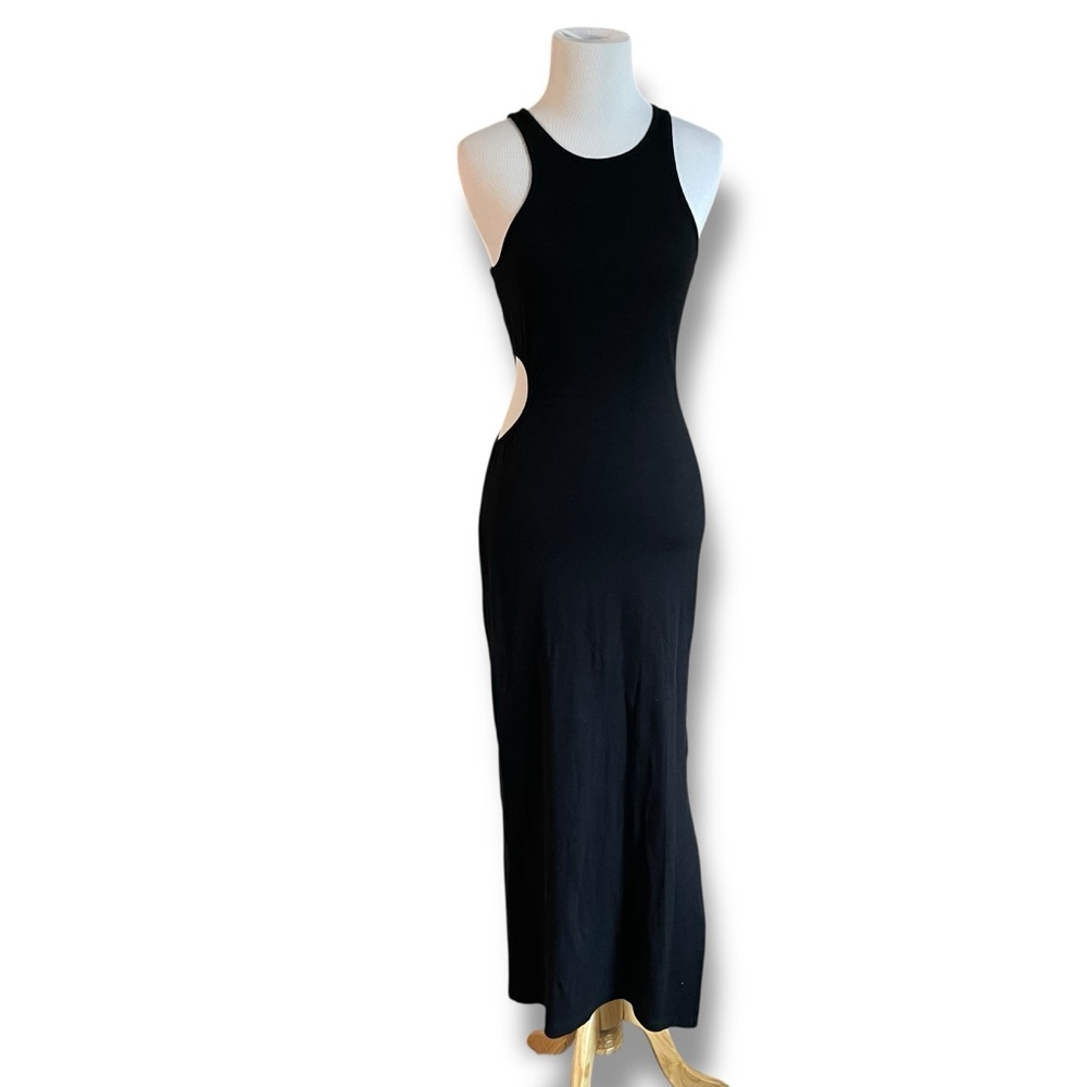 Rasha Ribbed Jersey Cutout Maxi Dress by French Connection - Picture 3 of 11